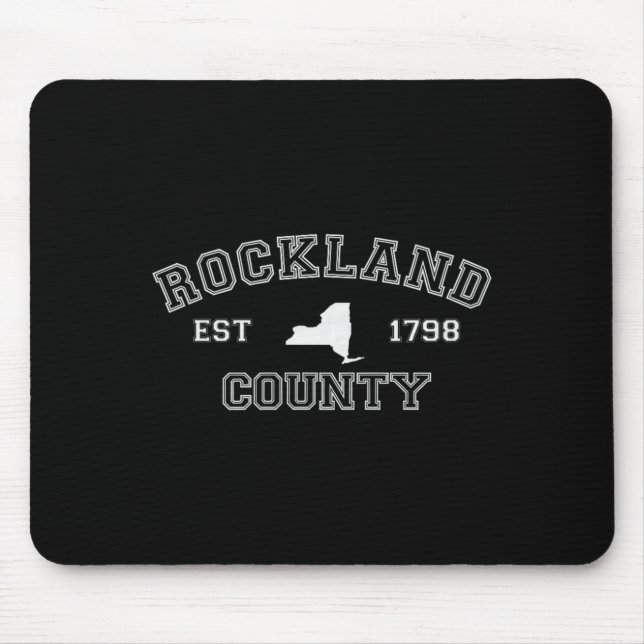 Rockland County New York Est 1798, Ny Collegiate S Mousepad (Vorne)
