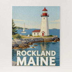 Rockland Maine Leuchtturm Reise Puzzle