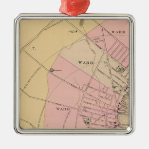 Rockland, Maine Silbernes Ornament