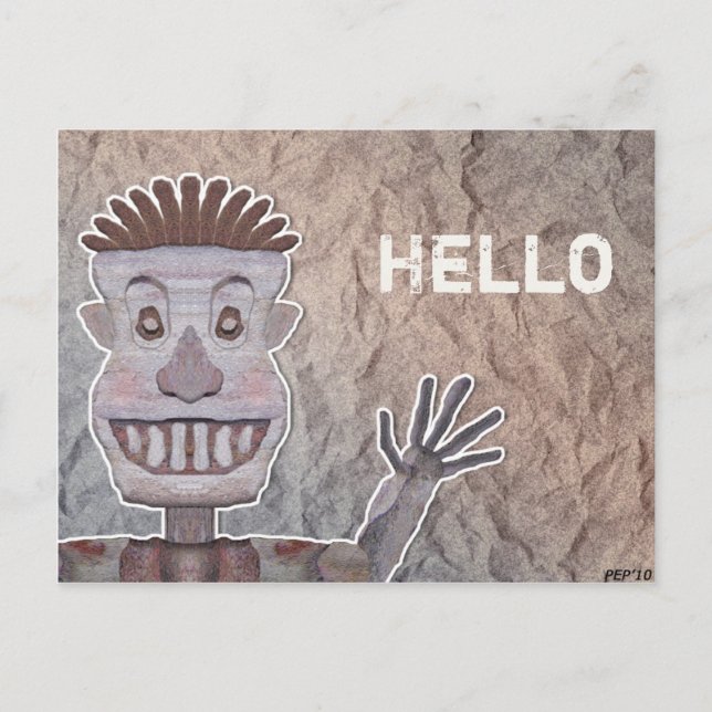 Rockman Postkarte (Vorderseite)