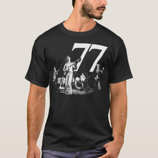 Rockmusik-Band singt und Song-Poster Vintage T-Shirt