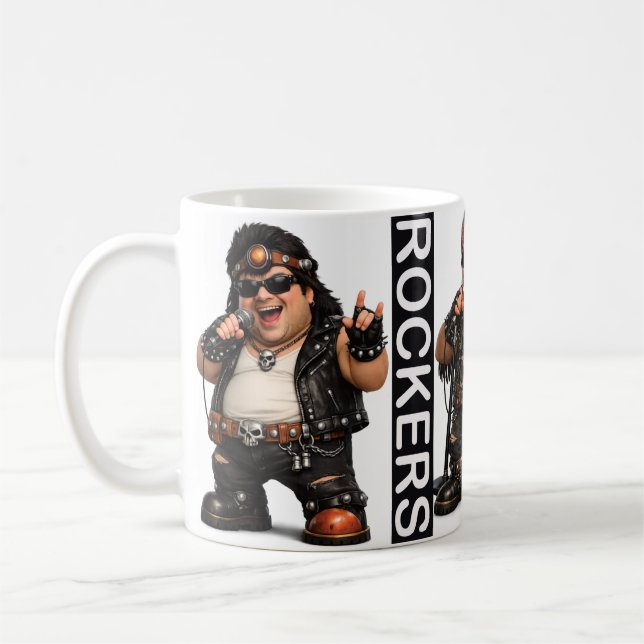 Rockmusiker Kaffeetasse (Links)