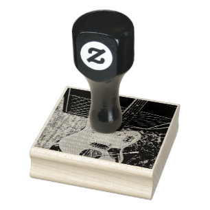 Rockmusikgeschenk Gummistempel