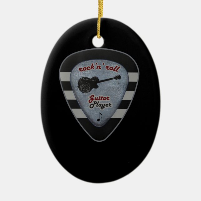 Rock'n' Roll für immer Keramikornament (Vorne)