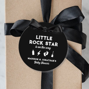 Rock'n'Roll Baby Shower Edgy Little Rock Star Geschenkanhänger