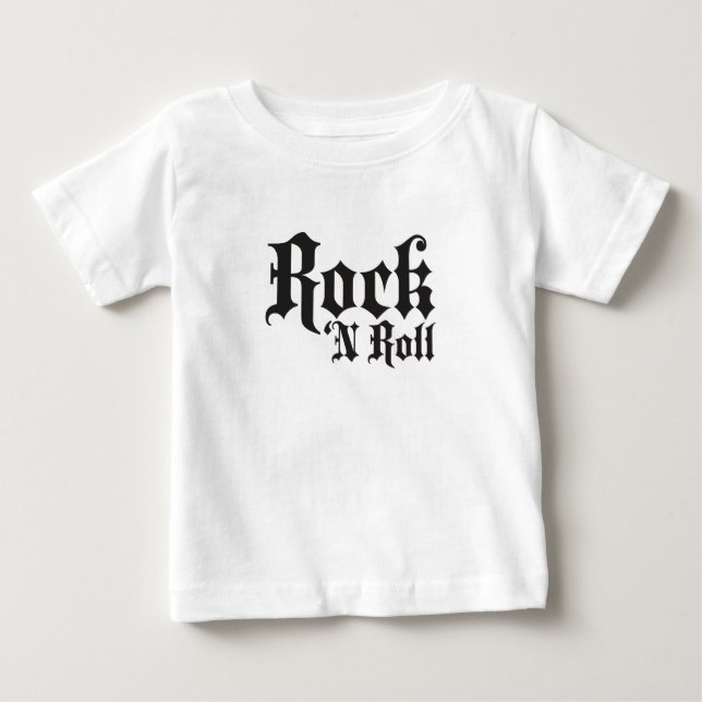 "Rock'n'Roll" Baby T-shirt (Vorderseite)