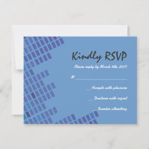 Rock'n'Roll Bar Bat Mitzvah Einladung Repy Card