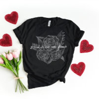 Rock'n'Roll Black Monochromatic Floral