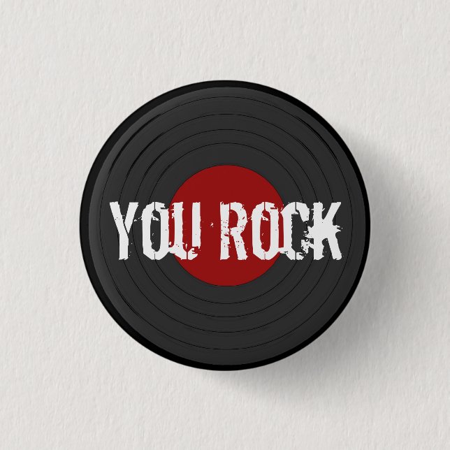 Rock'n'Roll Button (Vorderseite)