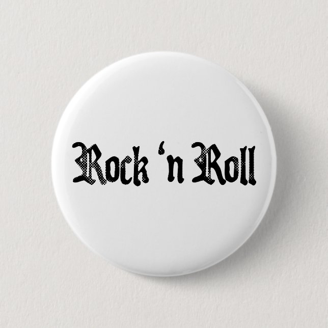 Rock'n'Roll Button (Vorderseite)