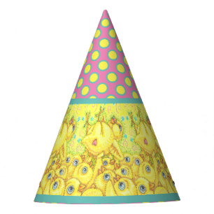 ROCK'N'ROLL CHICK EASTER SPRING MOSH PIT PARTY HAT PARTYHÜTCHEN