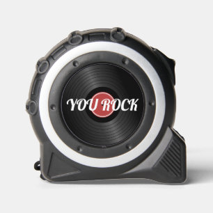 Rock'n'Roll Classic Vinyl Record Maßband