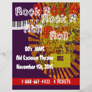 Rock'n'Roll Flyer 80er Jam