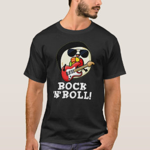 Rock'n'Roll Funny Sushi Roll Pun Dark BG T-Shirt