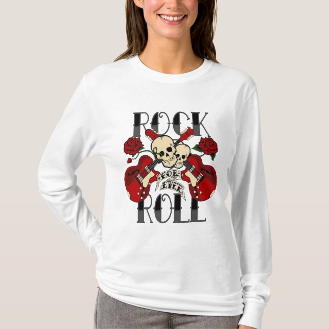 Rock'n'Roll für immer T-Shirt (Vorderseite)
