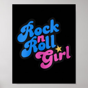 Rock'n'Roll Girl Ocean Fish Halloween Kostüme Gro Poster