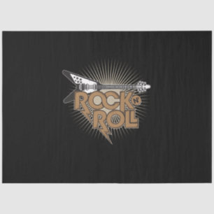 Rock'n'Roll Gitarre Seidenpapier