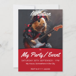 Rock'n'Roll Guinea Party/Veranstaltung Einladung