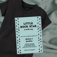 Rock'n'Roll Guitar Baby Boy Shower Rock Star