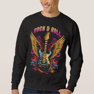 Rock'n'Roll Guitar Flügel Sweatshirt