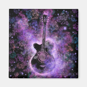 Rock'n'Roll Guitar Magnet - Hot Rock Music