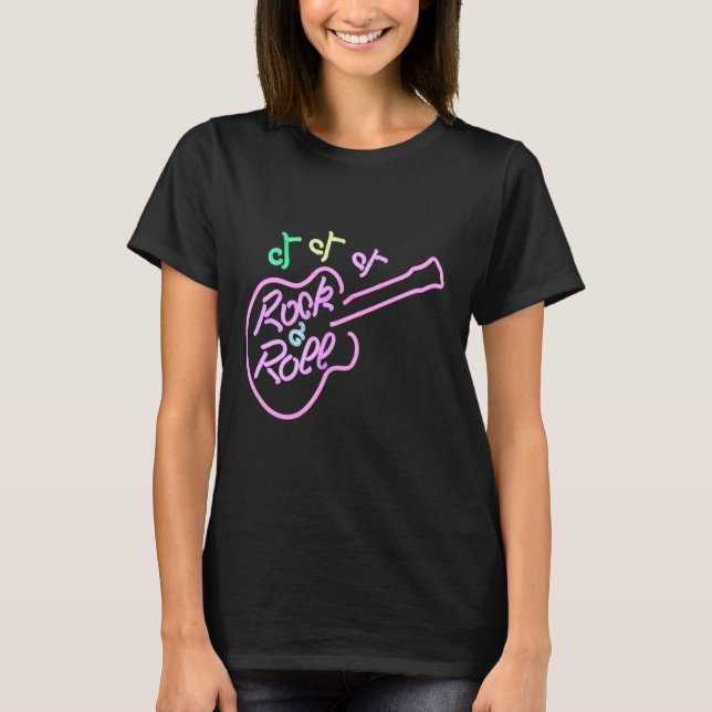 Rock'n'Roll Guitar T-Shirt (Vorderseite)
