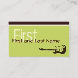 Rock'n'Roll-Kindernennende Karte