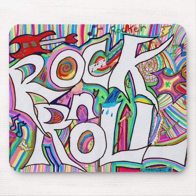 Rock'n'Roll mousepad (Vorne)