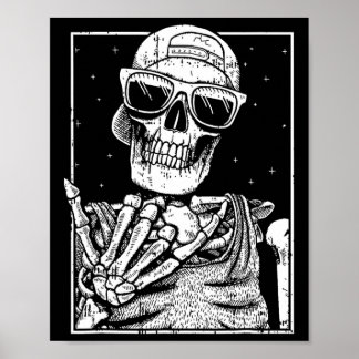Rock'n'Roll Nd Lazy Halloween Costume Rocker Music Poster