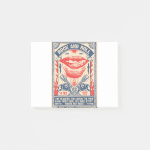 Rock'n'Roll Post-it Klebezettel
