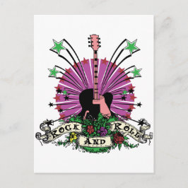 Rock'n'Roll Postkarte