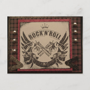 Rock'n'Roll Postkarte