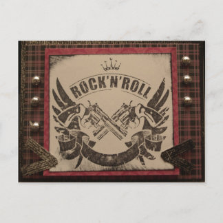 Rock'n'Roll Postkarte