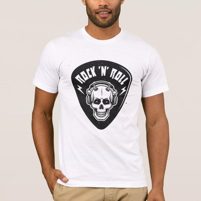 Rock'n'Roll Skull T-Shirt (Vorderseite)