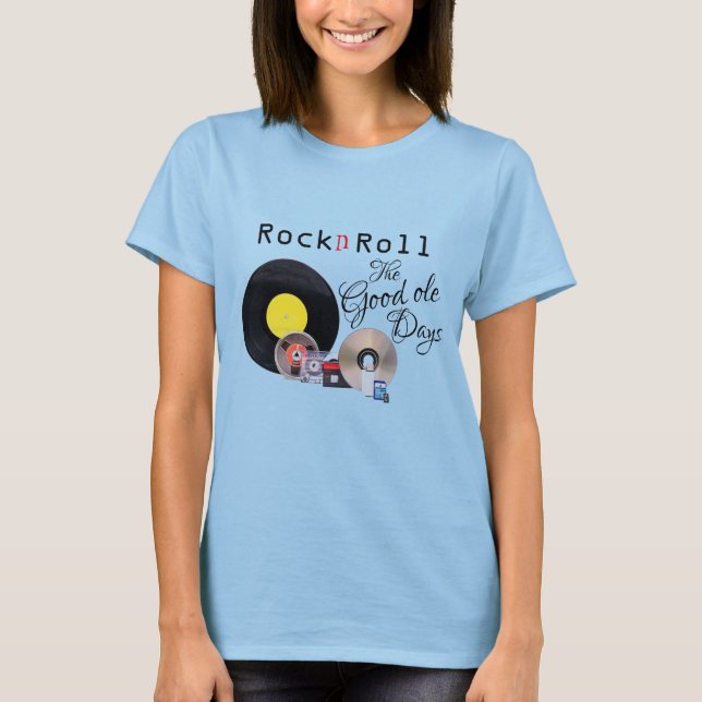 "Rock'n'Roll" T - Shirt für Frauen (Vorderseite)