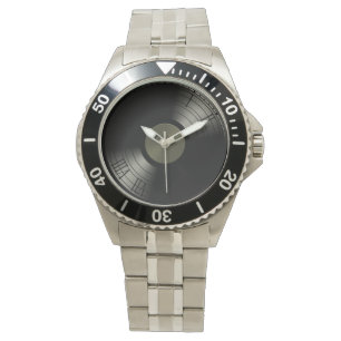 Rock'n'Roll Vinyl Record Album Armbanduhr