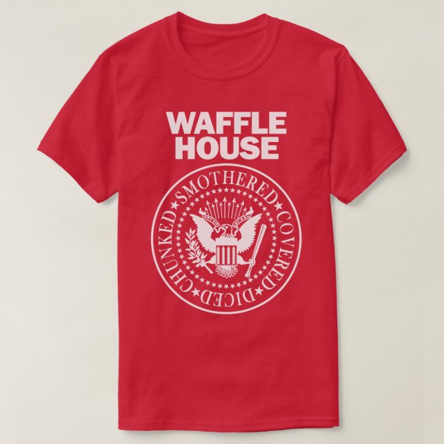 Rock'n'Roll x Waffle House T-Shirt (Design vorne)
