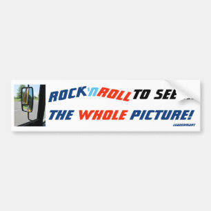Rock'n'Roll…, zum des ganzen Bildes zu sehen! Autoaufkleber