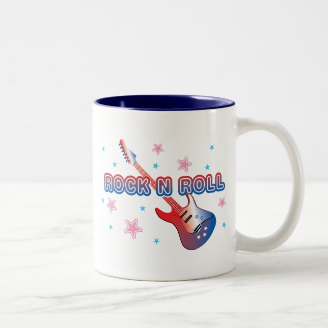 Rock'n'Roll Zweifarbige Tasse (Rechts)