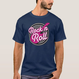 Rock'n'Rollrockabilly Rekordentwurf T-Shirt