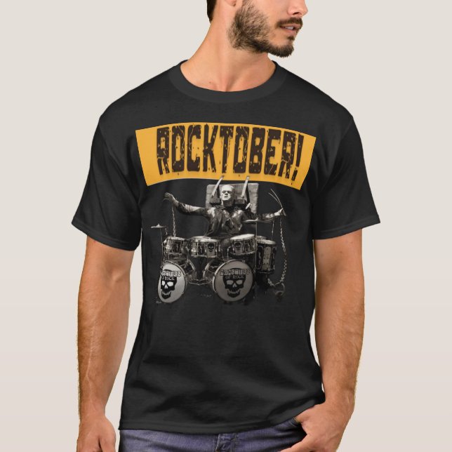 RockOctober Banner T-Shirt (Vorderseite)