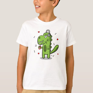 Rockosaur Dinosaurier scherzt T - Shirt