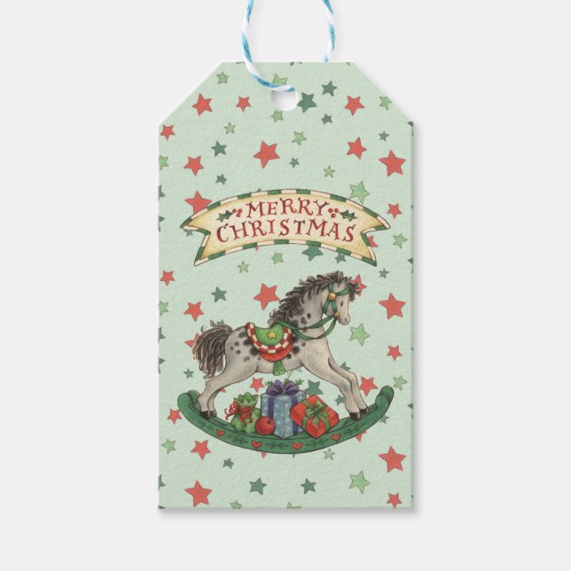 Rockpferd Geschenkanhänger (Vorderseite)