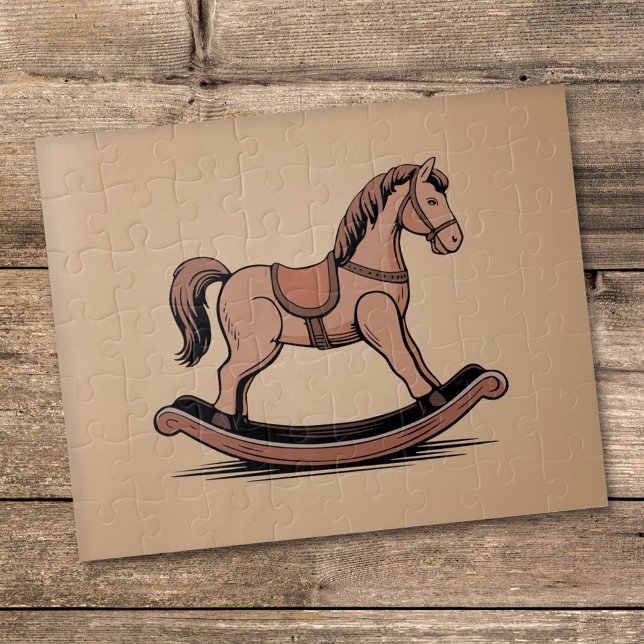 Rockpferd - Holzspielzeug Puzzle (Rocking Horse Puzzle)