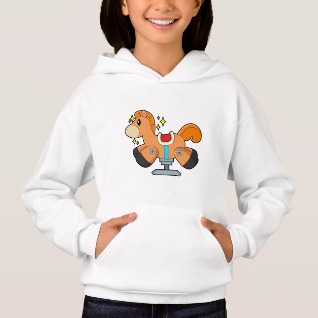 Rockpferd Hoodie (Vorderseite)