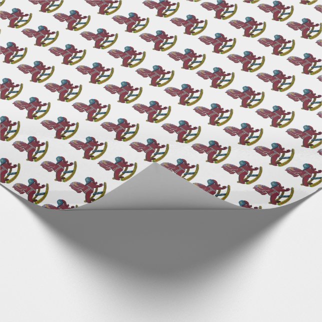 Rockpferde Geschenkpapier (Ecke)