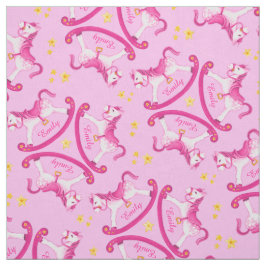 Rockpferde pink Girls Kinderzimmer Stoff
