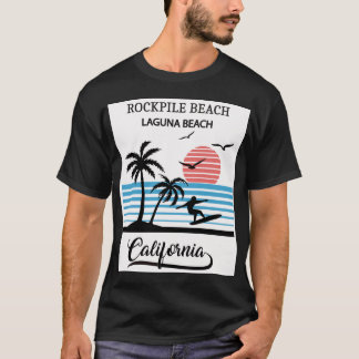 Rockpile Beach Laguna Beach California T-Shirt
