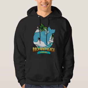 ROCKPORT BEACH TEXAS Süßer Baby-Delfin Strand Souv Hoodie
