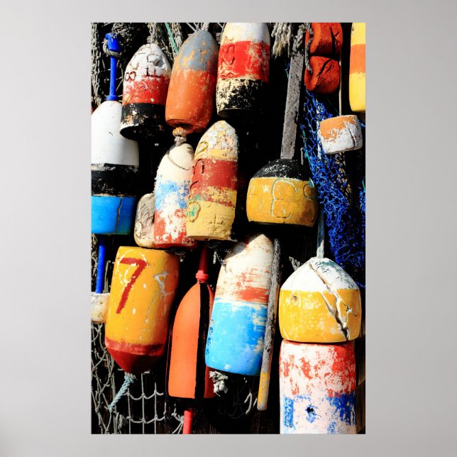 Rockport Buoys Poster (Vorne)